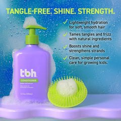 TBH acondicionador cabello hidratado, acabado suave y brillo natural.