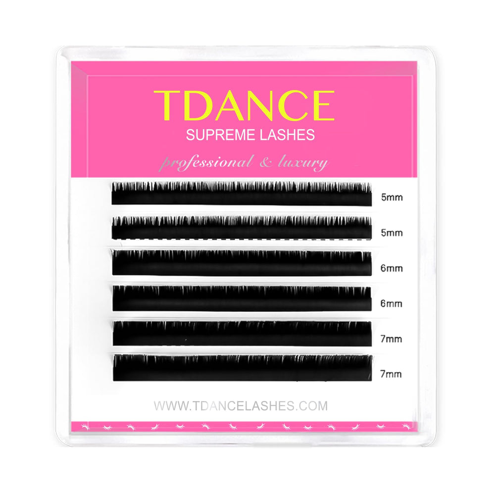 TDANCE Extensiones inferiores 0.03-0.07mm: equilibrio suave para la mirada.