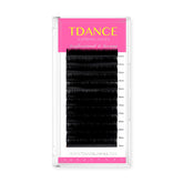 TDANCE extensions cils Matte Noir texture soie pour un look léger et confortable.