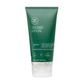 Tea Tree Firm Hold Gel: envase visible, fijación firme para peinado duradero.