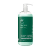Tea Tree Hair and Body Moisturizer en bote mostrando hidratación para piel y cabello