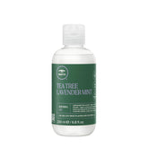 Tea Tree Lavender Mint Defining Gel bottle showing lightweight frizz control for curls.
