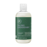Tea Tree Lavender Mint Shampoo botella frontal, cuidado diario suave para cabello áspero.