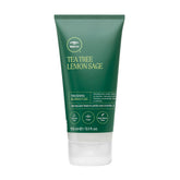 Tea Tree Lemon Sage engrosador en botella, volumen ligero para cabello fino.