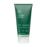 Tea Tree Styling Gel: botella y aplicación suave para peinados definidos