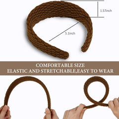 Bandas TEBIEKOY antideslizante para cabello estable durante el día.