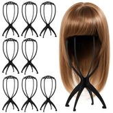 Tecbeauty nueve soportes para pelucas plegables; ideal para ordenar y secar.