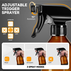Tecohouse boquilla ajustable en 3 posiciones para pulverizar con precisión.