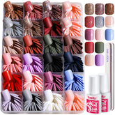 Teenitor 576pcs uñas postizas cortas cuadradas mate y brillo para uso diario