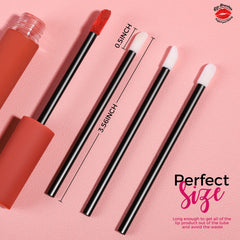 Teenitor-aplicadores-labios-punta-de-felpa-sin-pelusa: ideales para pruebas de color limpias.