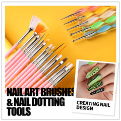 Teenitor brillos para uñas, doce colores brillantes para un acabado llamativo
