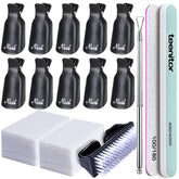 Teenitor clips-remojo-esmalte-gel: retiro suave de gel sin dañar las uñas