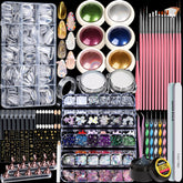 Teenitor embouts d'ongles amande au fini mat pour un look élégant.