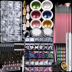 Teenitor embouts d'ongles amande au fini mat pour un look élégant.