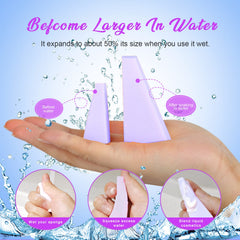 Esponja triangular Teenitor para aplicación precisa de maquillaje