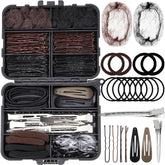 Teenitor kit accesorios cabello danza: organización y fijación para peinados de ballet