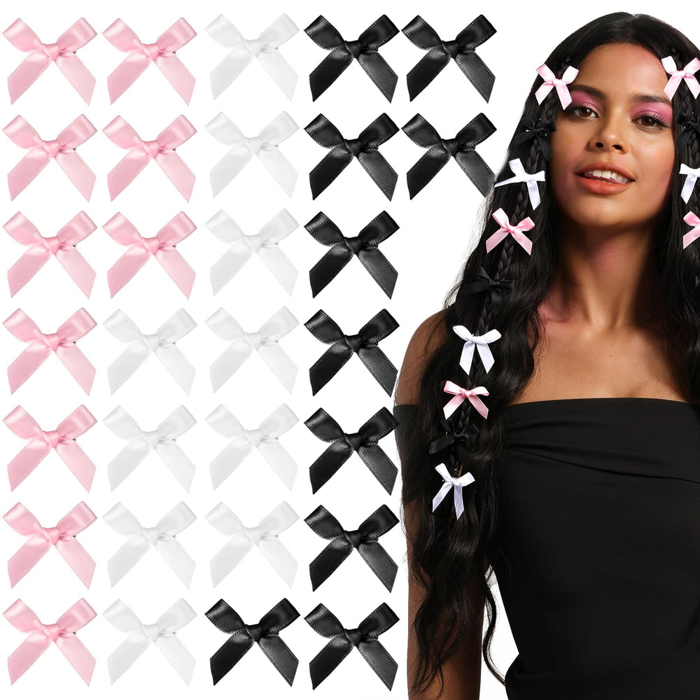 Teenitor lazo rosa para el cabello, ideal para peinados diarios