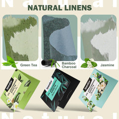 Teenitor papeles aceite te-verde ofrecen aroma fresco mientras absorben grasa.