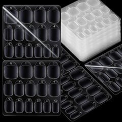 Teenitor tapas adhesivas para uñas, paquete de 900 piezas para usos prolongados.