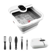 teepten pie spa plegable con calor para relajación en casa.