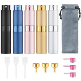 Tekson atomizador de perfume 8 ml negro, ligero y portátil para viaje