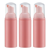 Tekson botella espumadora rosa de 60 ml para viaje, espumar fácilmente.