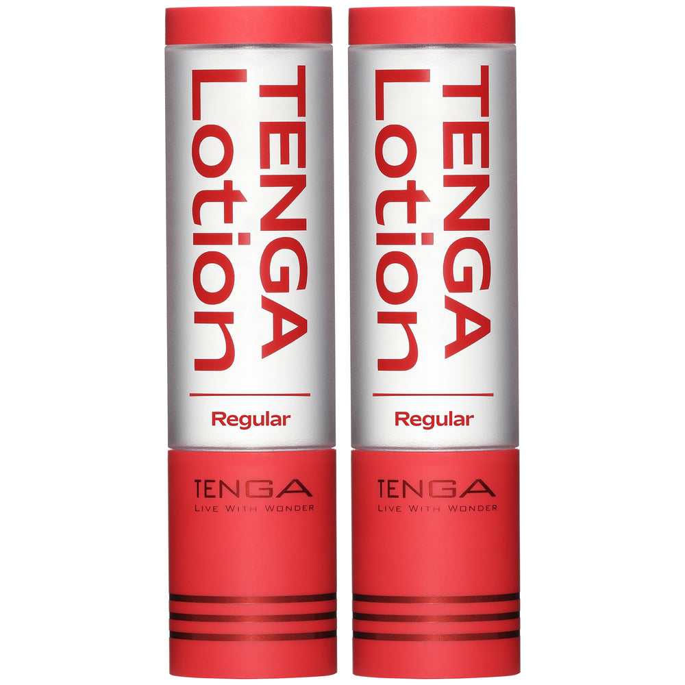 TENGA Lotion TLO-002 Rouge : ensemble de deux bouteilles pour hydratation longue durée sans résidu.