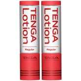 TENGA Lotion TLO-002 Rouge : ensemble de deux bouteilles pour hydratation longue durée sans résidu.