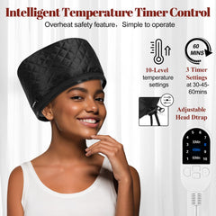 TEPENAR controles de temperatura de 10 niveles para personalizar la sesión.
