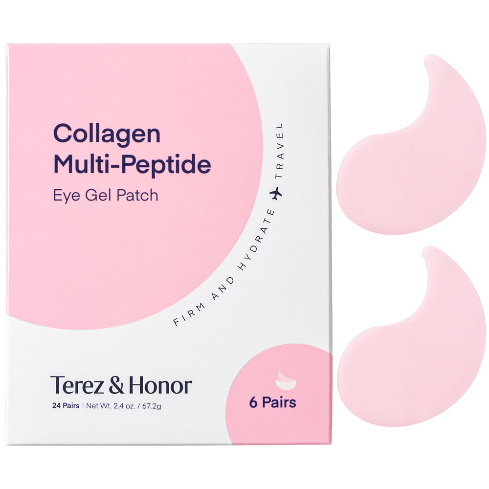 Parche de ojos TEREZ & HONOR en hidrogel con colágeno para revitalizar la mirada.