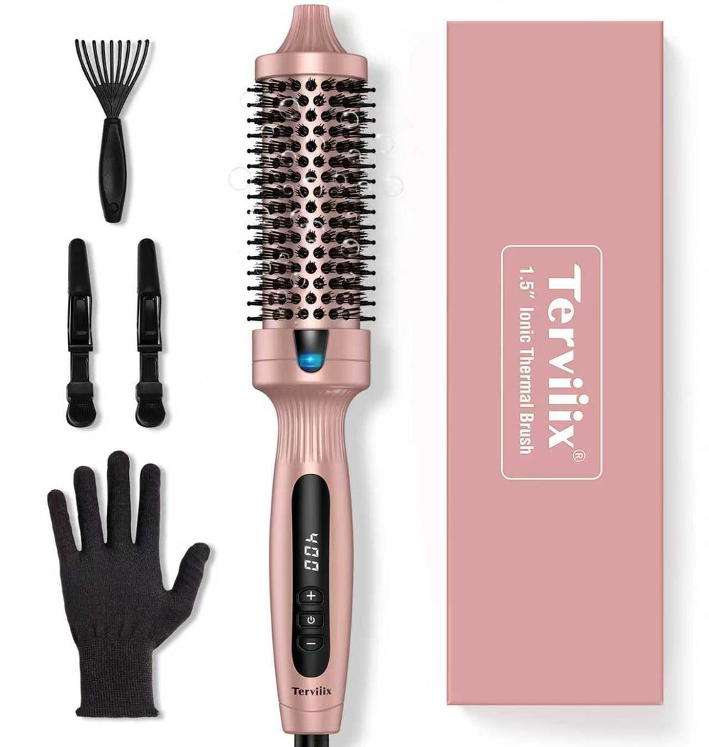 Cepillo térmico Terviiix para volumen en las raíces con control de calor.