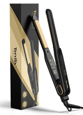 Plancha Terviiix para cabello corto con placas cerámicas de argán para acabado suave