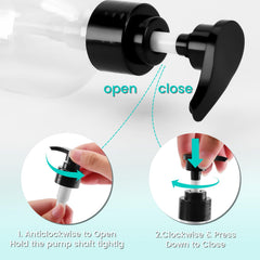 Teyssor dispensador usos multiples: jabón, loción, champú, 500ml.