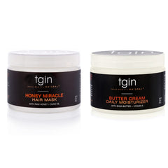 tgin crema mantequilla hidratacion diaria envase: hidratación profunda para cabello rizado