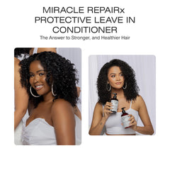 Protección y reparación del cabello dañado con Miracle RepaiRx de tgin