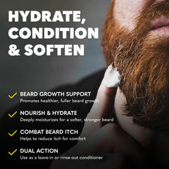 The Beard Club hidratación profunda para barba con aroma de sandalo y jengibre