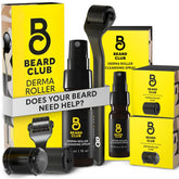 The Beard Club Premium Derma Roller, cabezal preciso para cuidado de barba y piel.