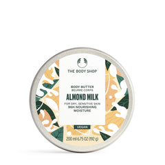 The Body Shop Almond Milk Body Butter envase compacto para uso diario.