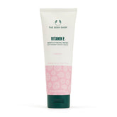 The Body Shop Vitamin E Gentle Facial Wash, botella frontal, limpieza suave para piel fresca y sana