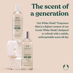 The Body Shop White Musk: atomizador para aplicacion rapida y comoda durante el dia.