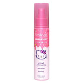 The Crème Shop Hello Kitty: botella spray prebase con rosas y diamantes para fijar el maquillaje
