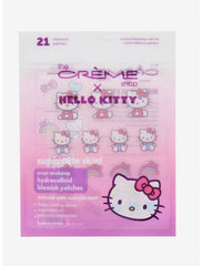 Parche Hello Kitty de The Crème Shop para espinillas, con adhesión suave y uso nocturno.