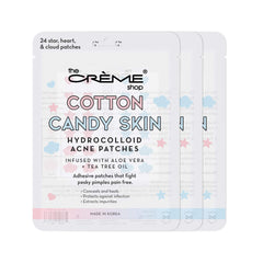 The Crème Shop parche hidrocoloide algodón de azúcar para absorber impurezas.