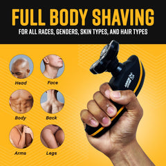 The Cut Buddy para afeitado húmedo o seco, cómodo y rápido.