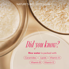 Limpiador espumoso Rice Water Bright limpia poros y deja sensación fresca