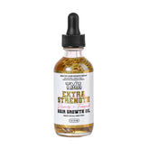 The Mane Attraction extra-strength rosemary-fenugreek oil bottle showing nourishing blend for scalp health
