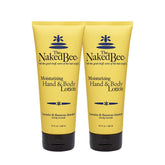 The Naked Bee Lavande & Cire d'Abeille Absolue, flacon pompe duo prêt à hydrater.