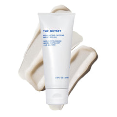 The Outset Exfoliating Caffeine Micro Polish, textura suave para uso diario.