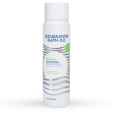 Seaweed Bath Co. Balance frente de la botella muestra diseño sostenible para cabello normal a graso