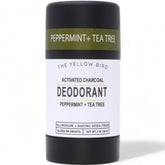 The Yellow Bird desodorante natural, barra 3oz, protección duradera sin aluminio.